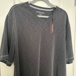 Johnston & Murphy Dark Gray Short Sleeve Tee NWT
